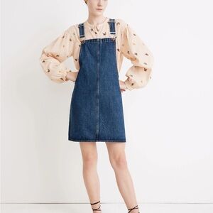 NWT MADEWELL OVERALL DRESS